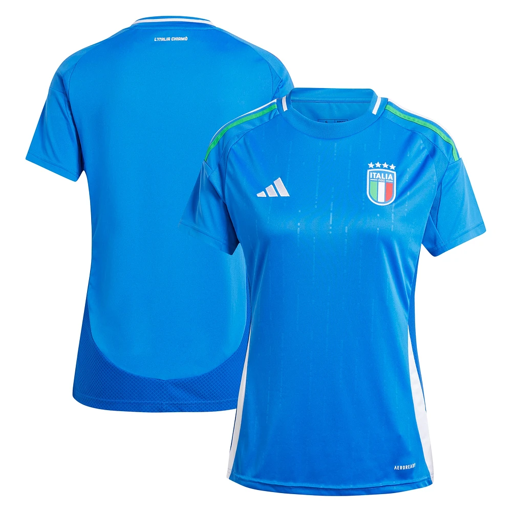 Women's adidas  Blue Italy National Team 2024 Home Replica Jersey