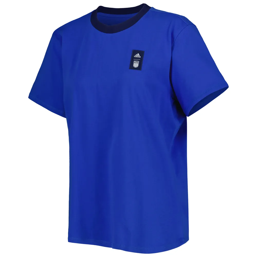 Women's adidas Blue Italy National Team Training T-Shirt