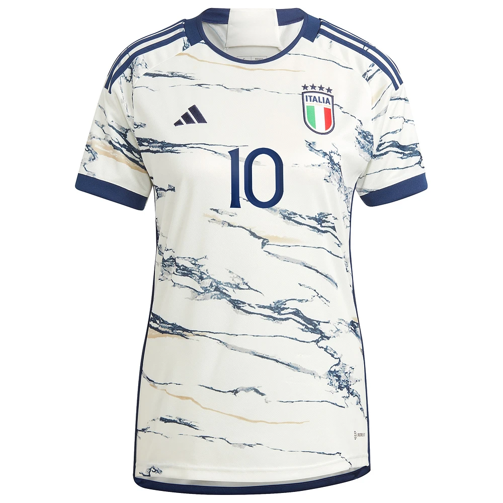 Femme adidas Lorenzo Insigne Blanc Italie Équipe Nationale 2023 Extérieur - Maillot Replica Player