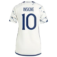 Femme adidas Lorenzo Insigne Blanc Italie Équipe Nationale 2023 Extérieur - Maillot Replica Player