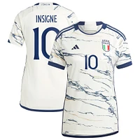 Femme adidas Lorenzo Insigne Blanc Italie Équipe Nationale 2023 Extérieur - Maillot Replica Player