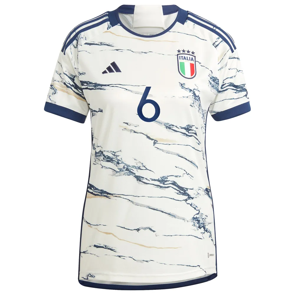 Adidas Women's adidas Marco Verratti White Italy National Team 2023/24 Away  Replica Jersey Bramalea City Centre
