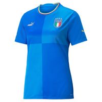 Women's Puma Blue Italy National Team 2022/23 Home Replica Blank Jersey