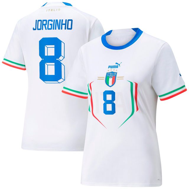 Maillot Femme Puma Jorginho Blanc Italie Equipe Nationale 2022/23 Extérieur Replica Player