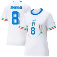 Women's Puma Jorginho White Italy National Team 2022/23 Away Replica Player Jersey