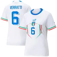 Maillot Femme Puma Marco Verratti Blanc Italie Équipe Nationale 2022/23 Extérieur Replica Player