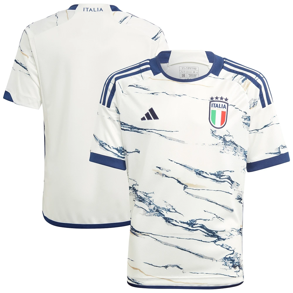 Youth adidas White Italy National Team 2023 Away - Replica Jersey