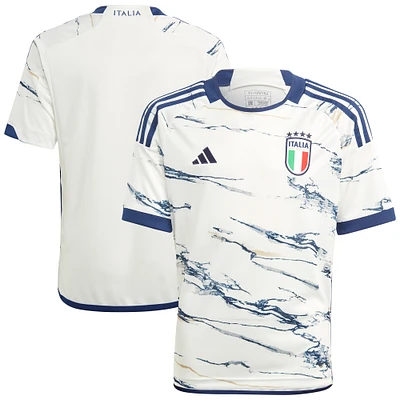 Enfant adidas Blanc Italie Équipe nationale 2023 Extérieur - Maillot Replica