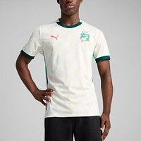 Men's Puma White Ivory Coast National Team 2025 Away Replica Jersey