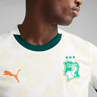 Maillot réplique extérieur blanc Puma de l'équipe nationale Côte d'Ivoire 2025 pour homme