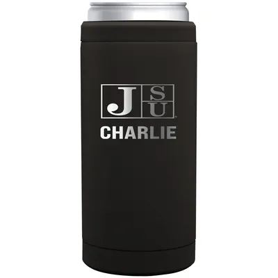 Jackson State Tigers 12oz. Personalized Stainless Steel Slim Can Cooler
