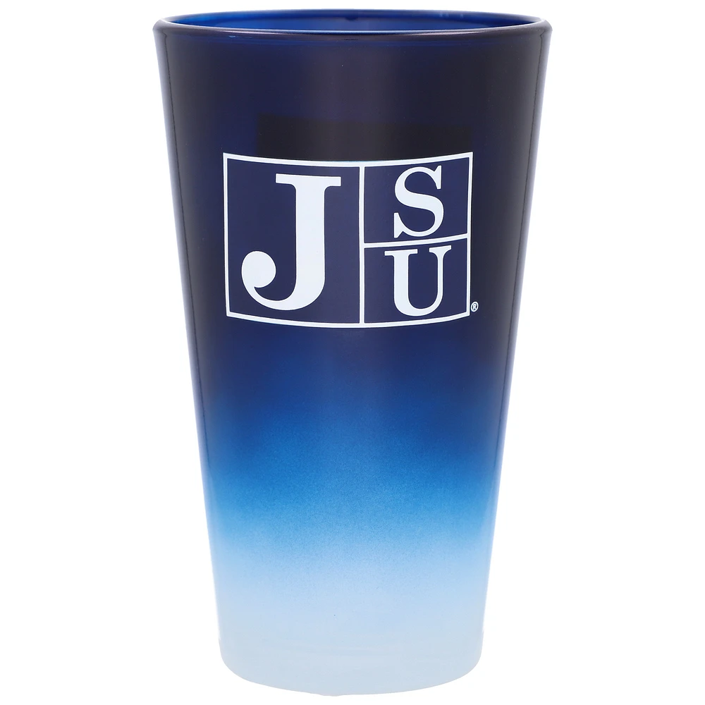 Tigres de l'État de Jackson 16oz. Verre à pinte ombré