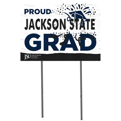Jackson State Tigers 18'' x 24'' Proud Grad Yard Sign