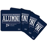 Jackson State Tigers Alumni 4-Pack Neoprene Coaster Set