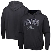 Sweat à capuche Colosseum Charcoal Jackson State Tigers Arch & Logo 3.0 pour hommes