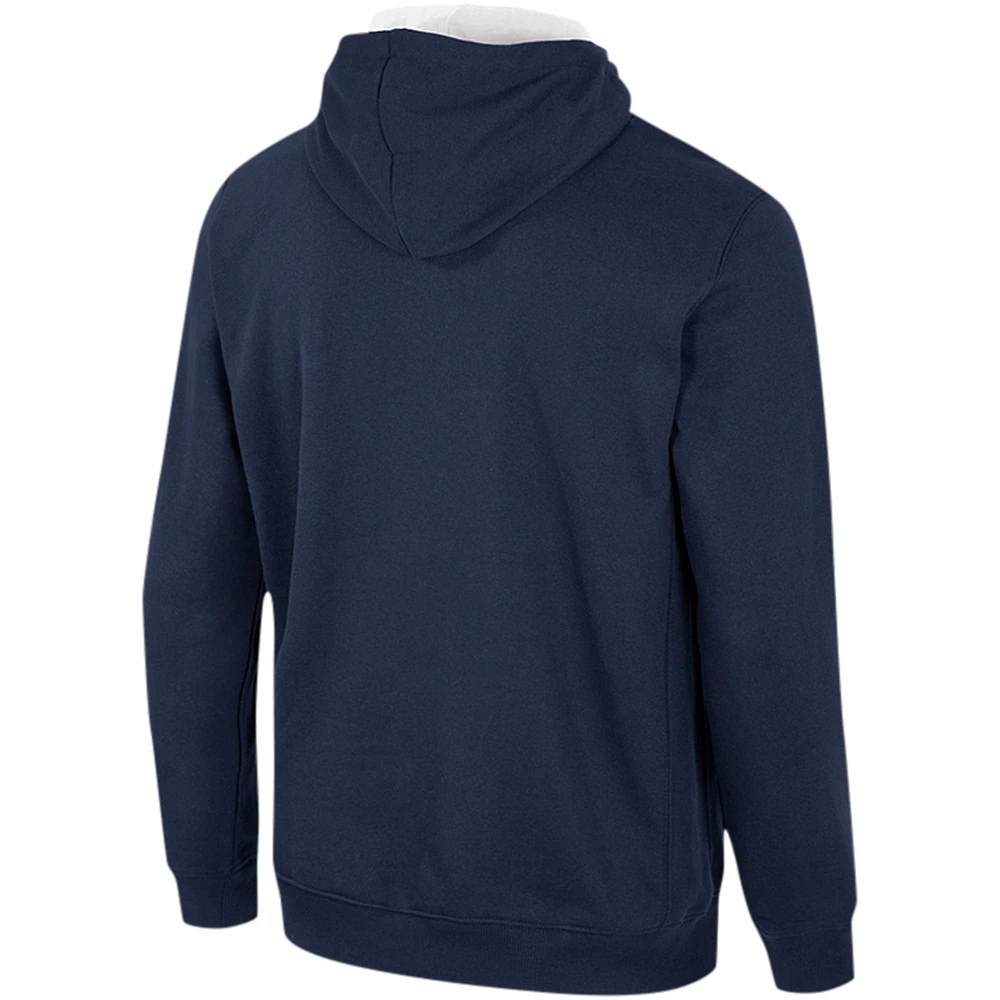 Sweat à capuche demi-zip Colosseum Navy Jackson State Tigers Team pour hommes