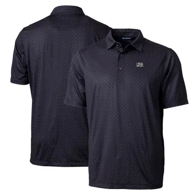 Jackson State Tigers Cutter & Buck Big Tall Pike Double Dot Print Stretch Polo