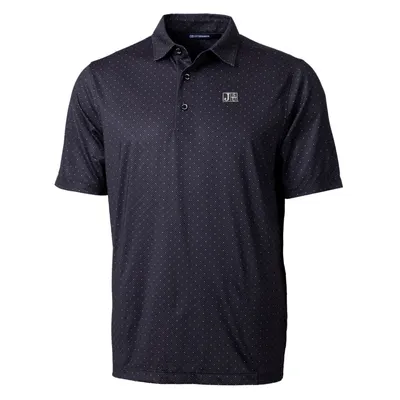 Jackson State Tigers Cutter & Buck Pike Double Dot Print Stretch Polo