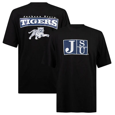 T-shirt FISLL noir avec applique des Jackson State Tigers pour hommes