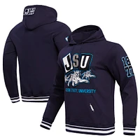 Sweat à capuche en molleton côtelé Pro Standard pour hommes, bleu marine, Jackson State Tigers Homecoming