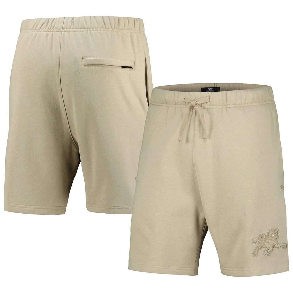 Men's Pro Standard Tan Jackson State Tigers Neutral Relaxed Shorts