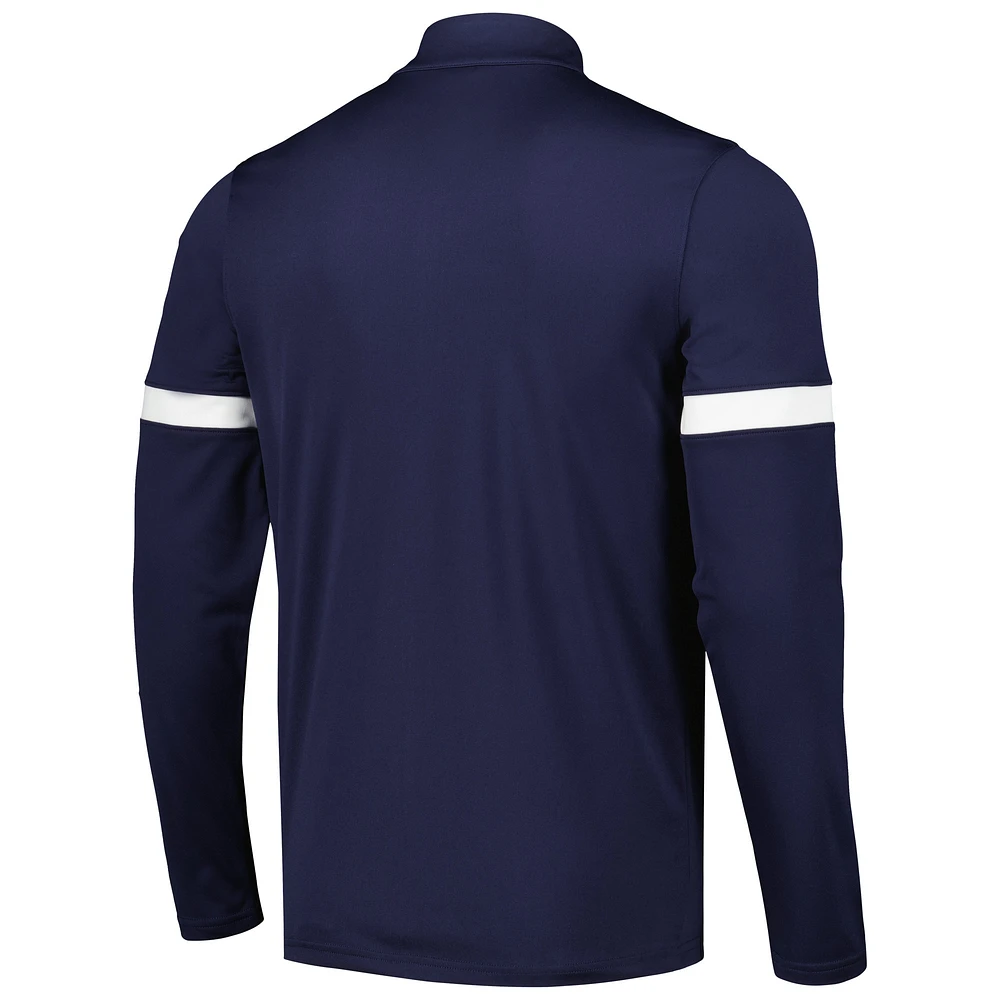 Veste à fermeture éclair intégrale Under Armour Jackson State Tigers 2023 Assist pour homme, bleu marine