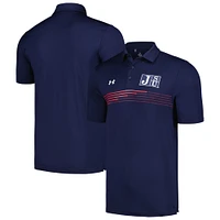 Under Armour pour homme - T-shirt bleu marine Jackson State Tigers et polo à rayures vertes