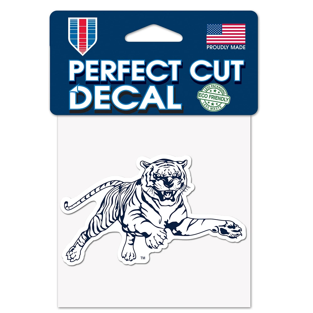 WinCraft Jackson State Tigers 4'' x 4'' Perfect Cut Decal