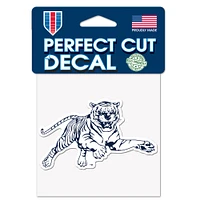 WinCraft Jackson State Tigers 4'' x 4'' Perfect Cut Decal