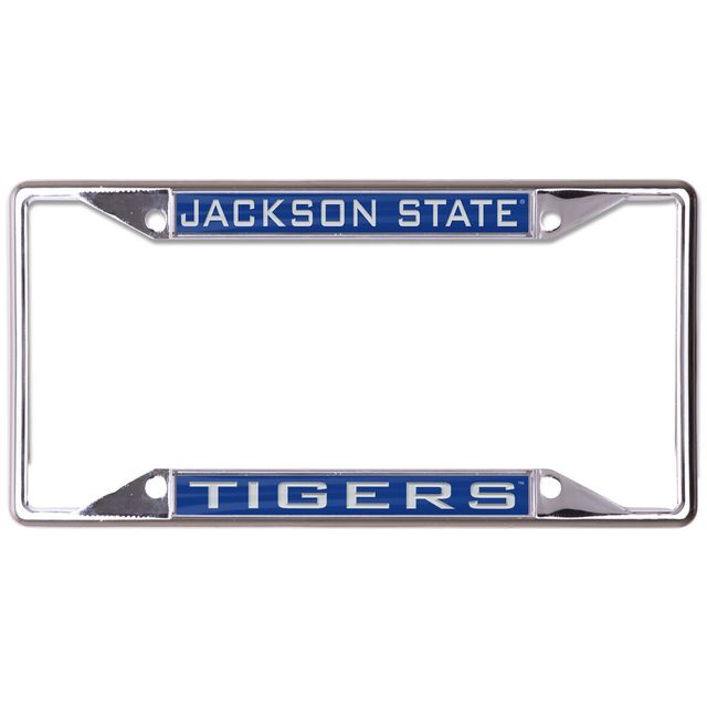 WinCraft Jackson State Tigers Cadre de plaque d'immatriculation en métal imprimé