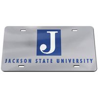 WinCraft Jackson State Tigers Silver Classic License Plate