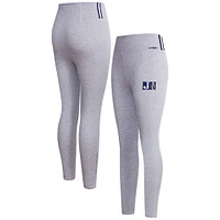 Legging en jersey classique à 3 coups Jackson State Tigers gris chiné pour femme