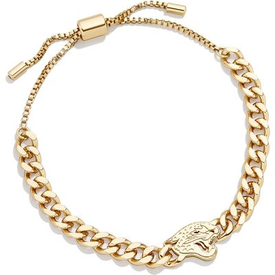 BaubleBar Gold Jacksonville Jaguars Pull-Tie Tennis Bracelet