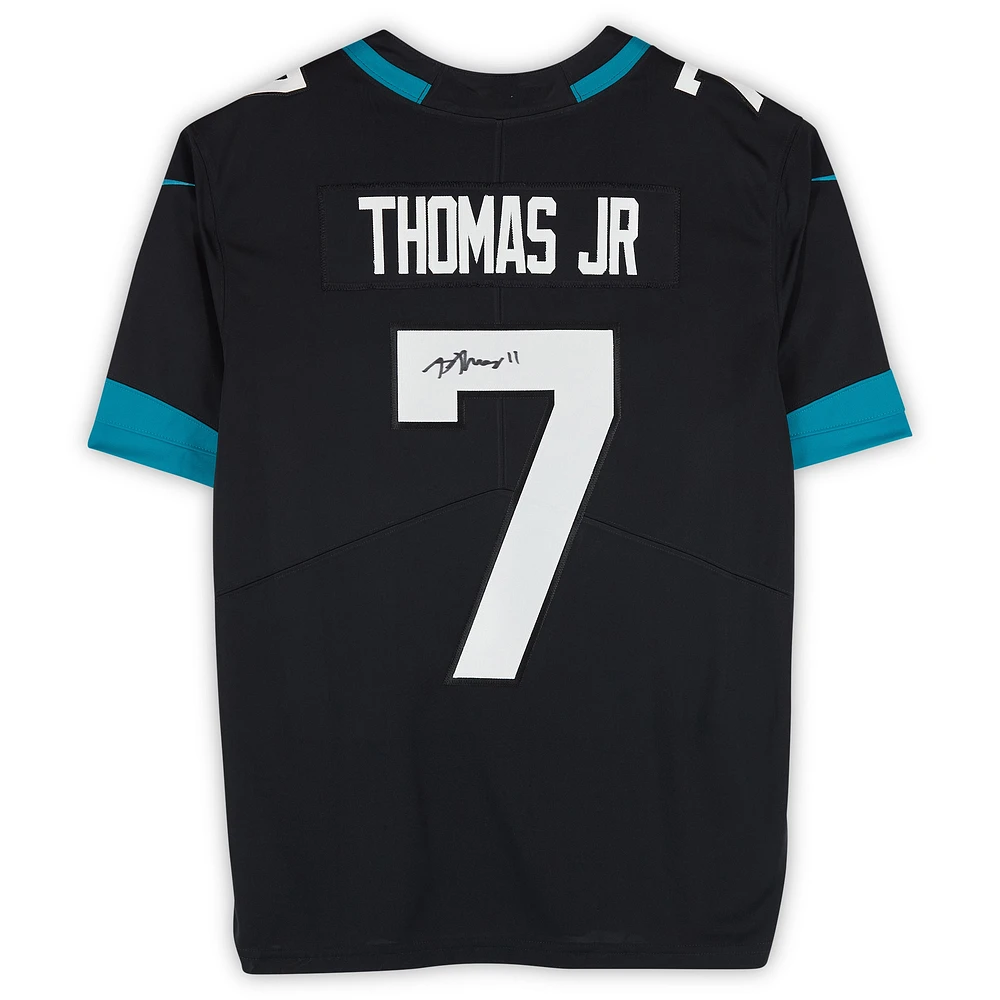 Brian Thomas Jr. Jacksonville Jaguars Autographed Black Nike Limited Jersey