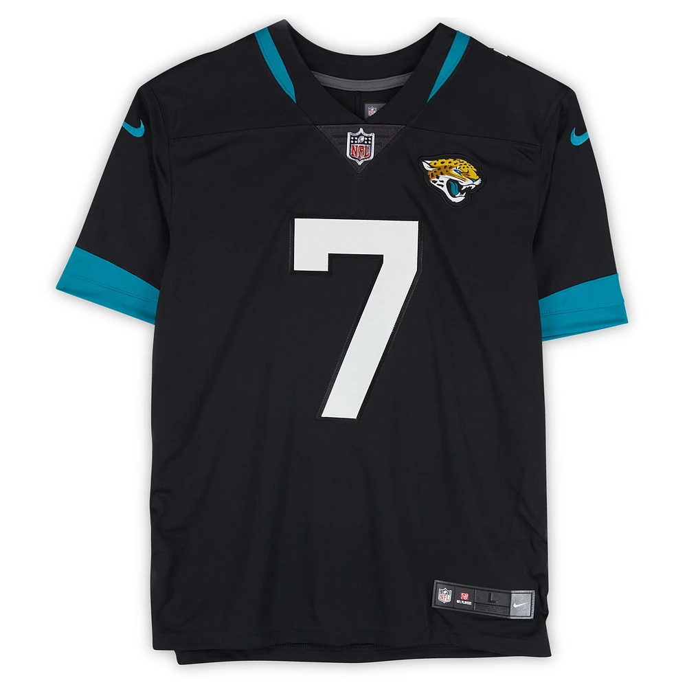 Brian Thomas Jr. Jacksonville Jaguars Autographed Black Nike Limited Jersey