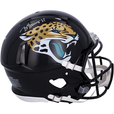 Casque authentique Riddell Speed ​​autographié par Brian Thomas Jr. Jacksonville Jaguars