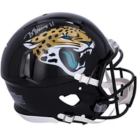 Casque authentique Riddell Speed ​​autographié par Brian Thomas Jr. Jacksonville Jaguars