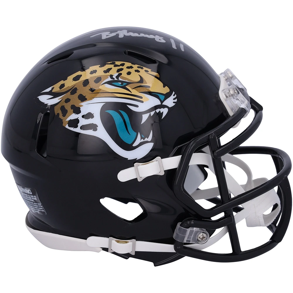 Brian Thomas Jr. Jacksonville Jaguars Autographed Riddell Speed Mini Helmet