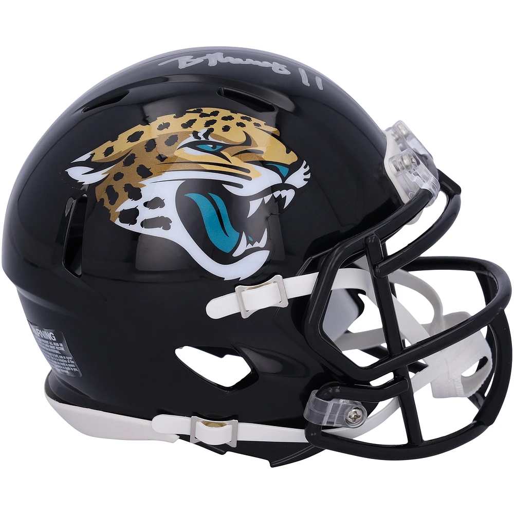 Brian Thomas Jr. Jacksonville Jaguars Autographed Riddell Speed Mini Helmet