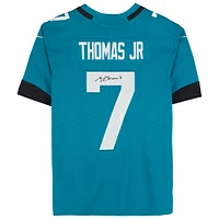 Brian Thomas Jr. Jacksonville Jaguars Autographed Teal Nike Limited Jersey