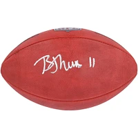Ballon de football Wilson Duke en couleur autographié par Brian Thomas Jr. Jacksonville Jaguars