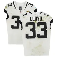 Devin Lloyd Teal Jacksonville Jaguars Game-Used #33 Jersey vs. Houston  Texans on October 9 2022