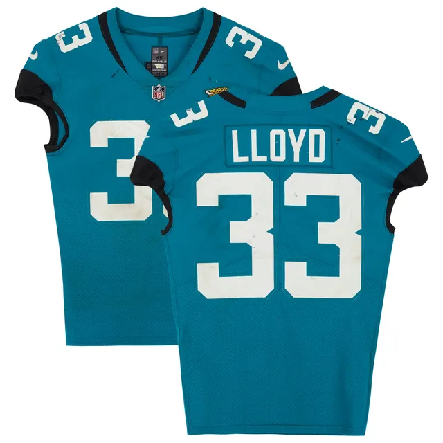 Devin Lloyd Jacksonville Jaguars Game-Used #33 Black Jersey vs