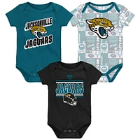 Infant Jacksonville Jaguars Play Day Three-Pack Bodysuit Set