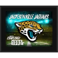 Jacksonville Jaguars 10.5 x 13 Sublimated Horizontal Team Logo Plaque