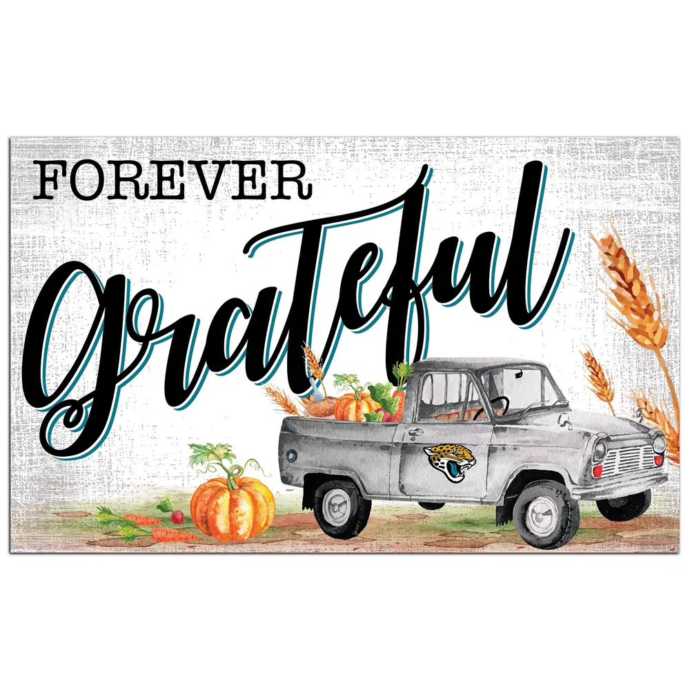 Lids Jacksonville Jaguars 11' x 19' Forever Grateful Sign