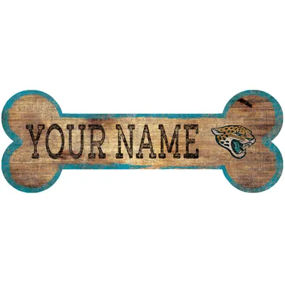 Lids Jacksonville Jaguars 6 x 12 Team Dog Bone Sign