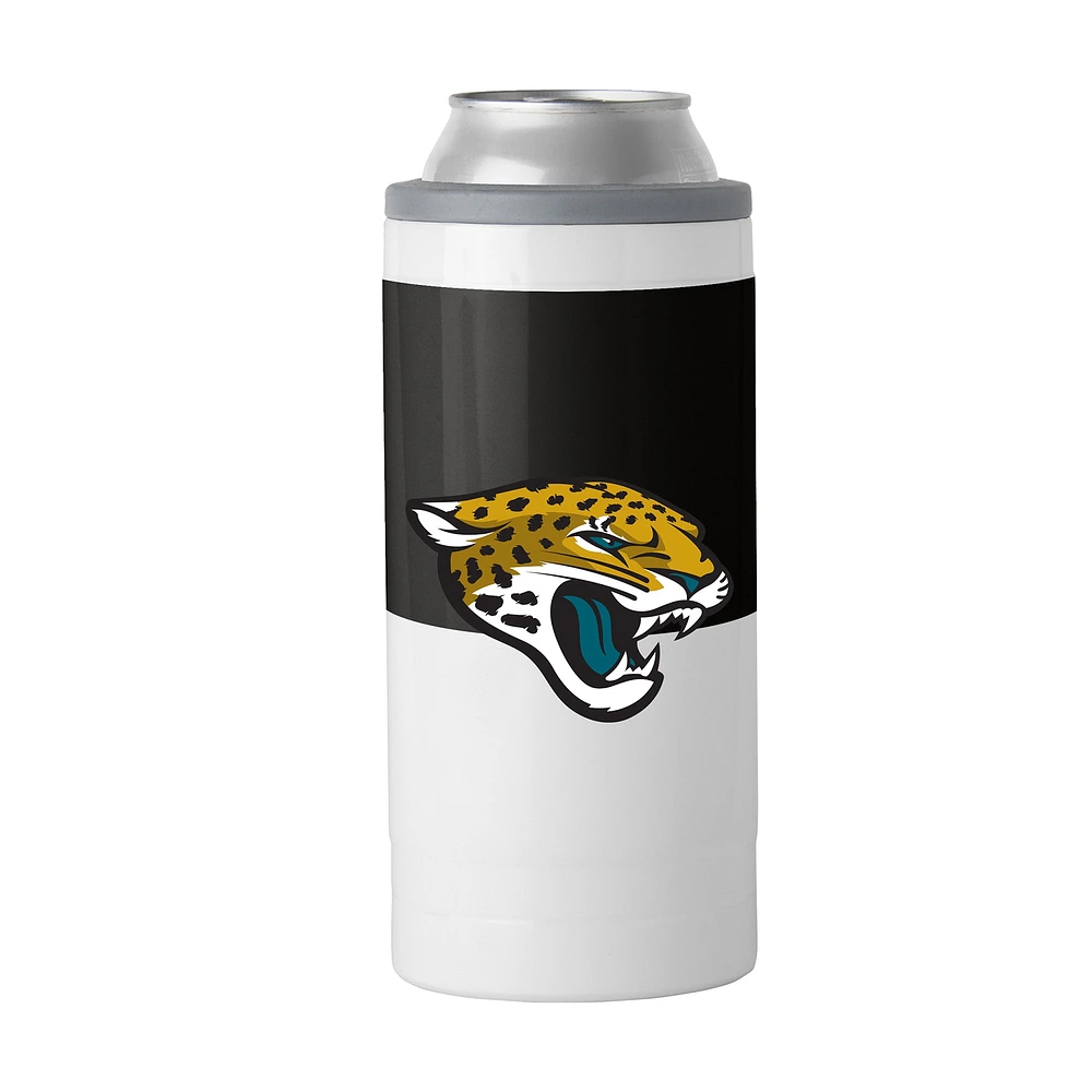 Glacière fine à blocs de couleurs de 12 oz des Jaguars de Jacksonville