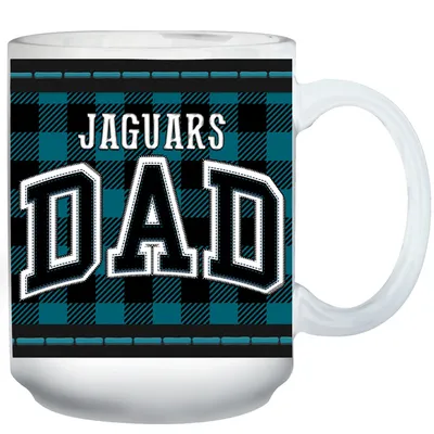 Jacksonville Jaguars 15oz. Buffalo Plaid Father's Day Mug