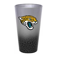 Jaguars de Jacksonville 16 oz. Verre à bière craquelé